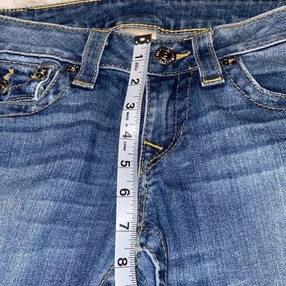 Womn's True Religion World Tour Bootcut Low Rise Jeans - 27 - Picture 4 of 12